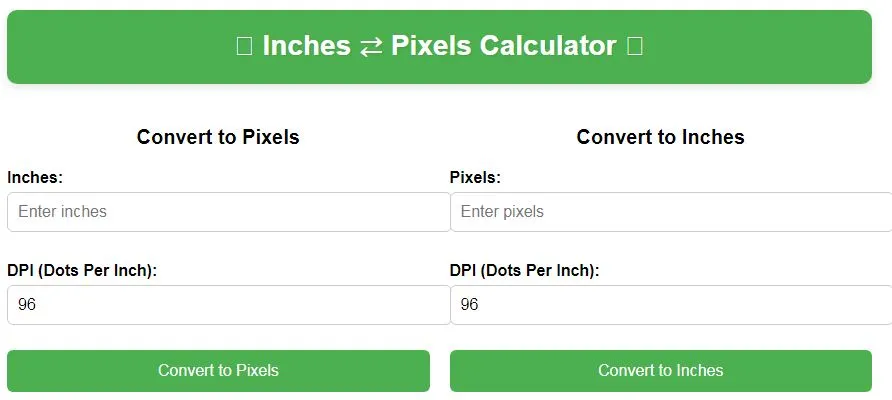 inches-to-pixels